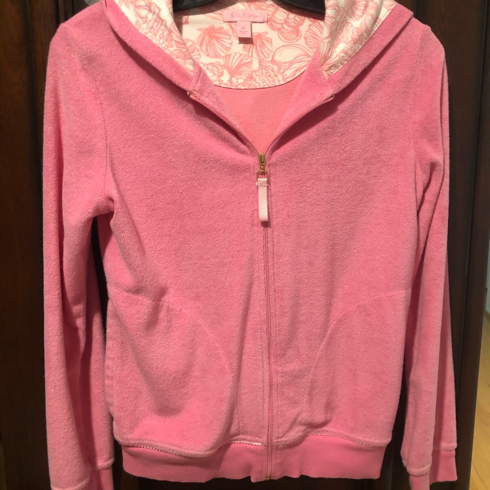 Lilly Pulitzer Terry Cloth Sweatshirt